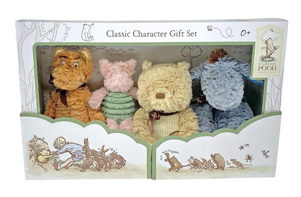 Disney Baby Classic Winnie The Pooh and Friends 4 Piece Plush